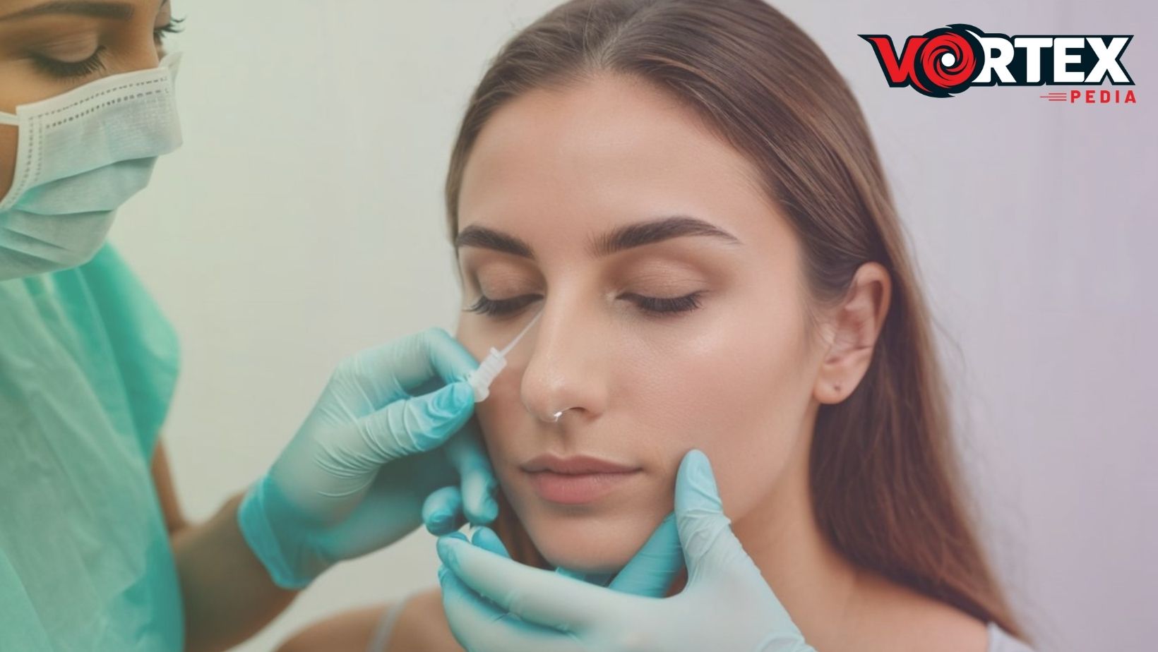 A girl is doing Rhinoplasty In Islamabad